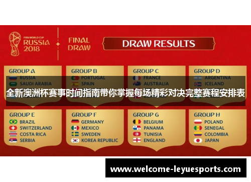 全新澳洲杯赛事时间指南带你掌握每场精彩对决完整赛程安排表 全新澳洲杯赛事时间指南带你掌握每场精彩对决完整赛程安排表